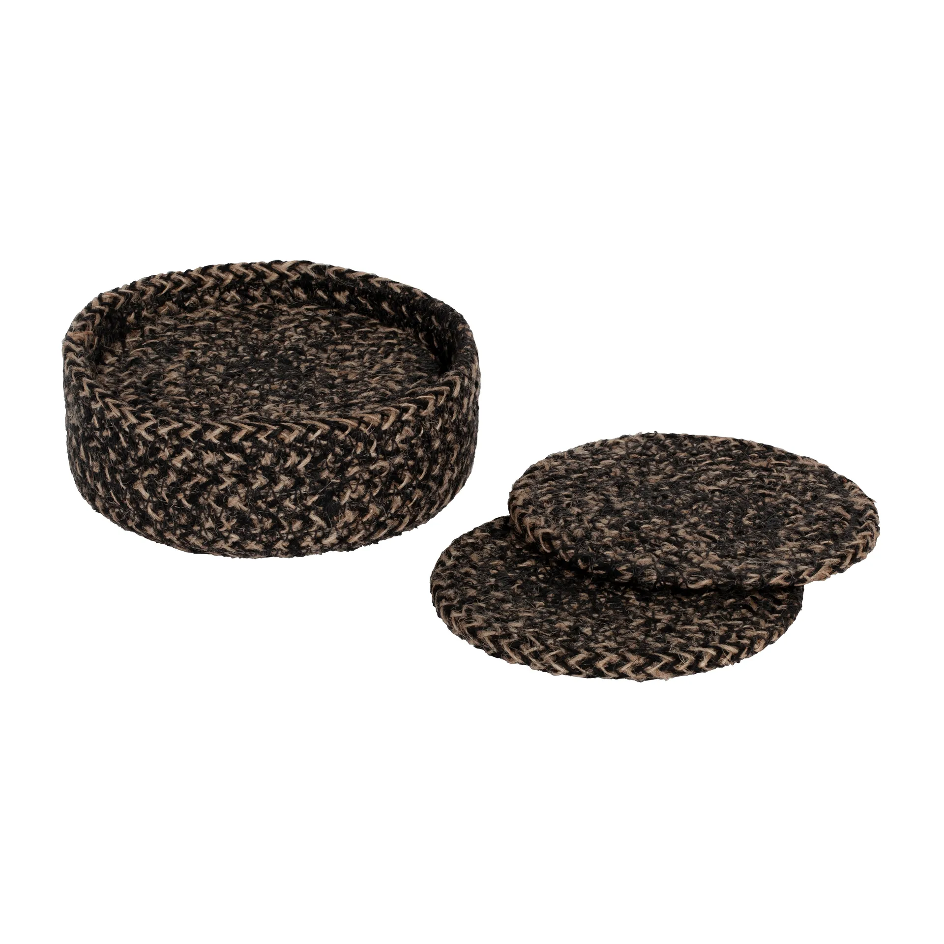 Ella コースター Ø10.5 cm 6パック, Black Dixie | ディキシー