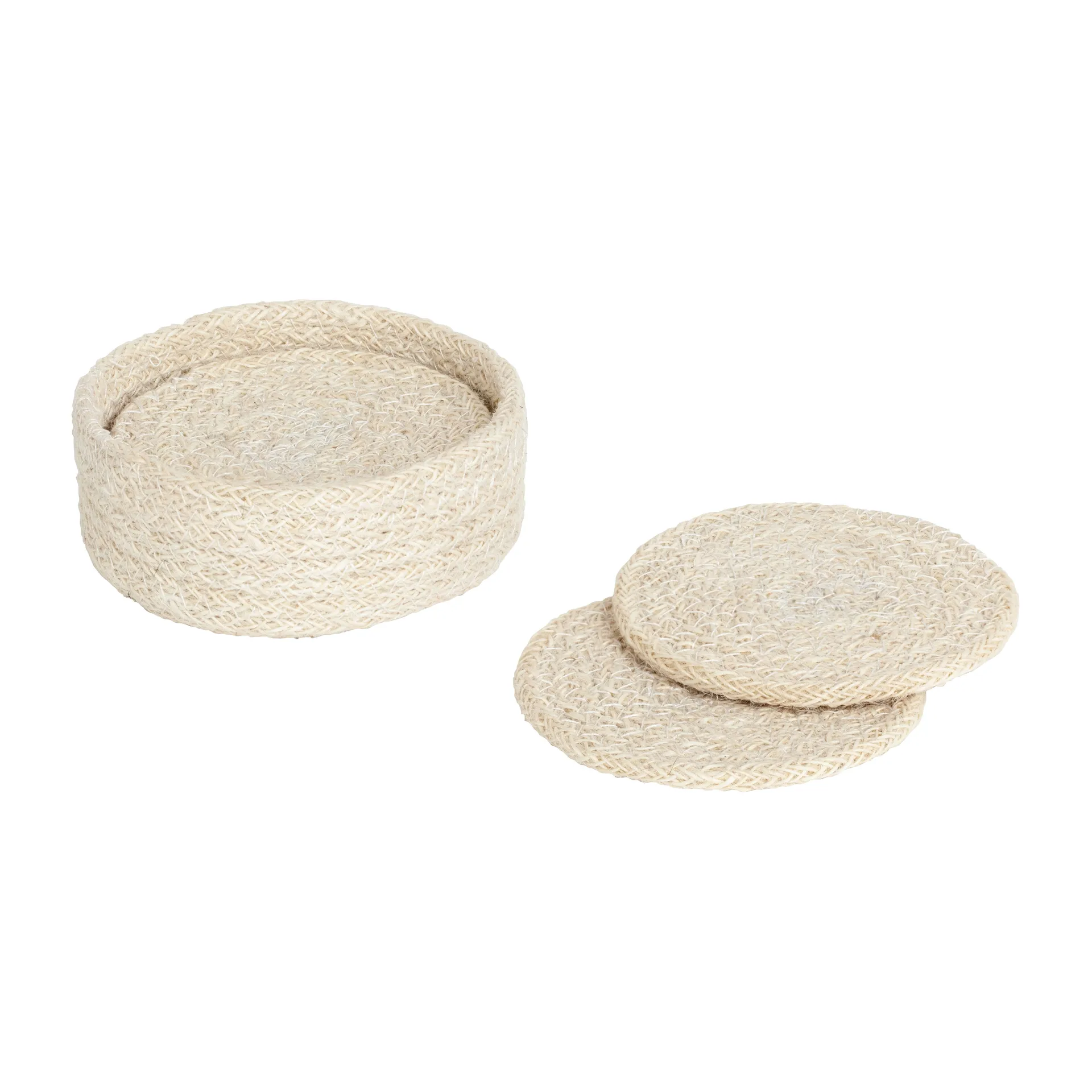 Ella コースター Ø10.5 cm 6パック, Pure white Dixie | ディキシー