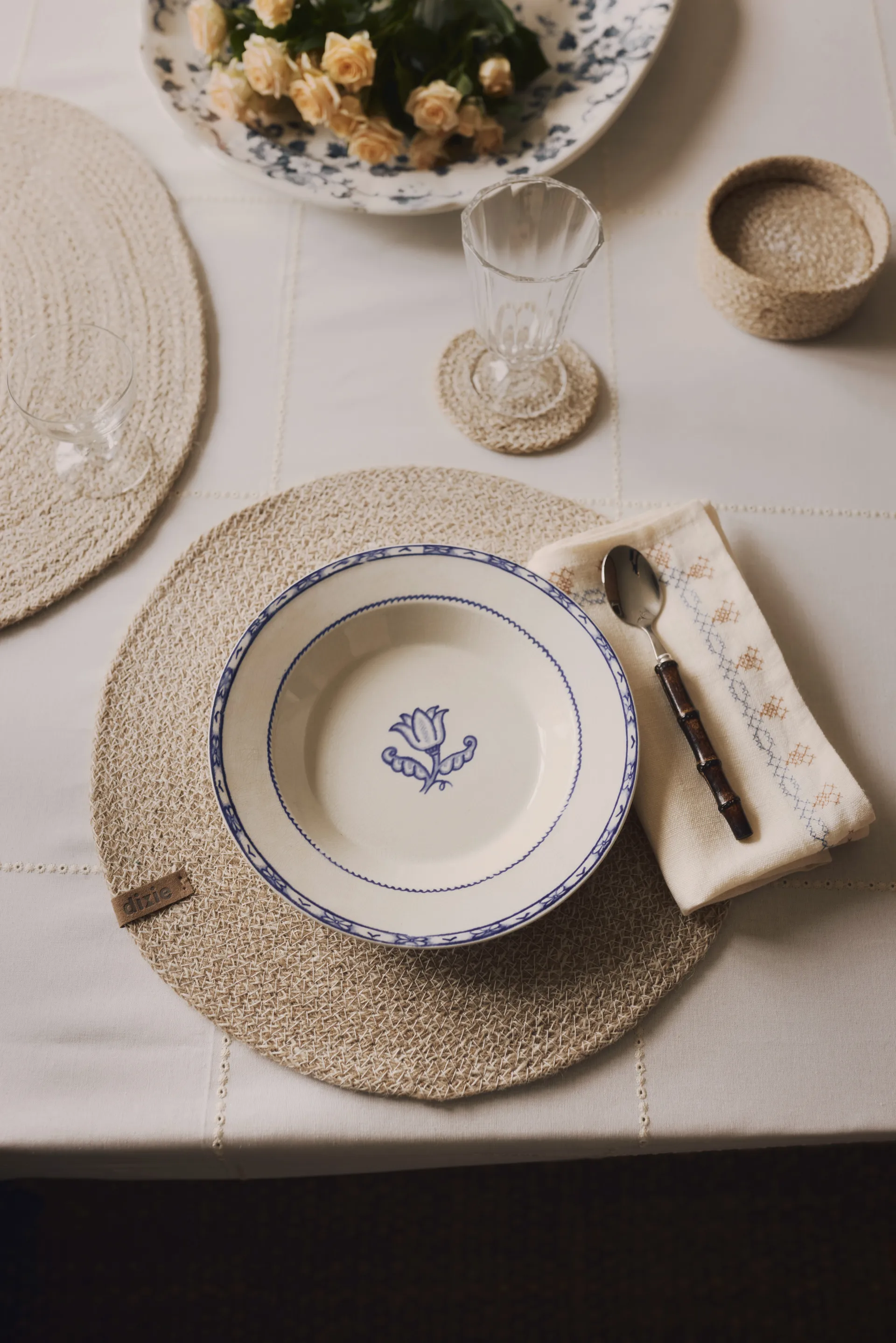 Ella プレートmat Ø38 cm, nature Dixie | ディキシー