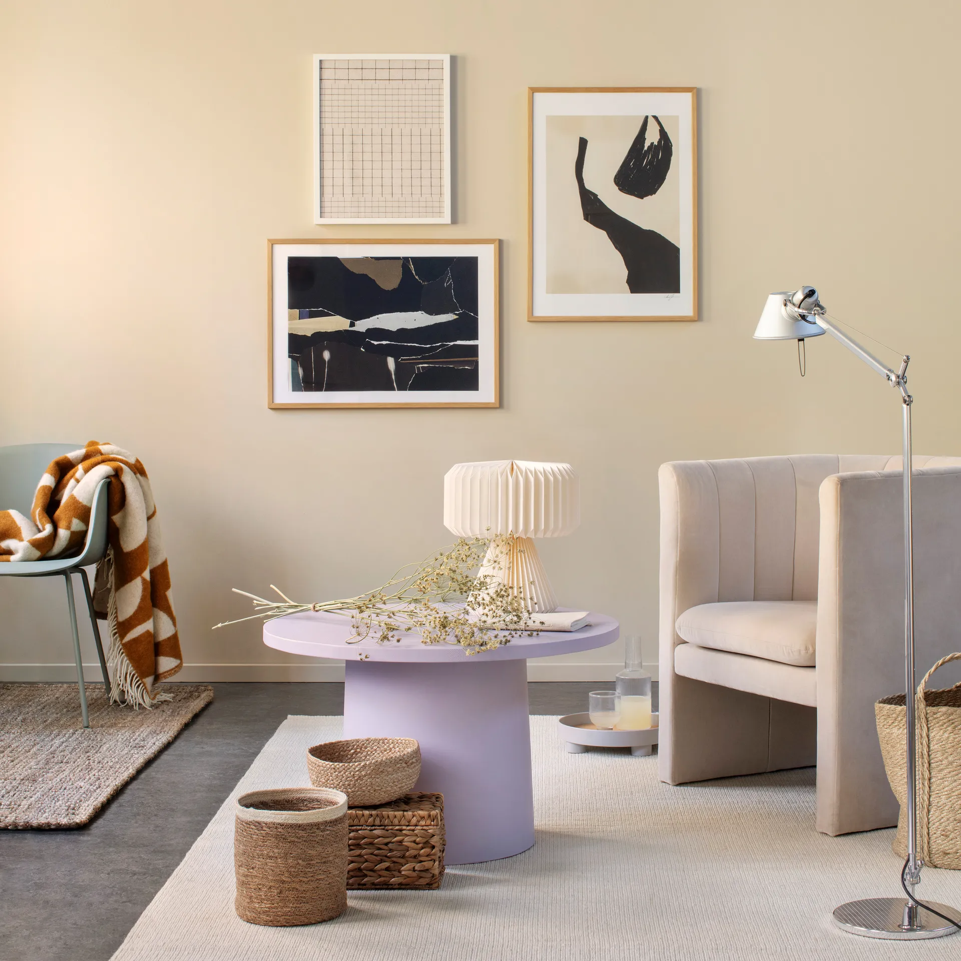 Emil 収納バスケット 3パック small, nature-white Dixie | ディキシー