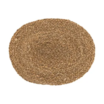 Esther ランチョンマット 編み オーバル形 - Seagrass, 45x35 cm - Dixie | ディキシー