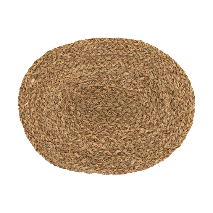 Esther ランチョンマット 編み オーバル形 - Seagrass, 45x35 cm - Dixie | ディキシー