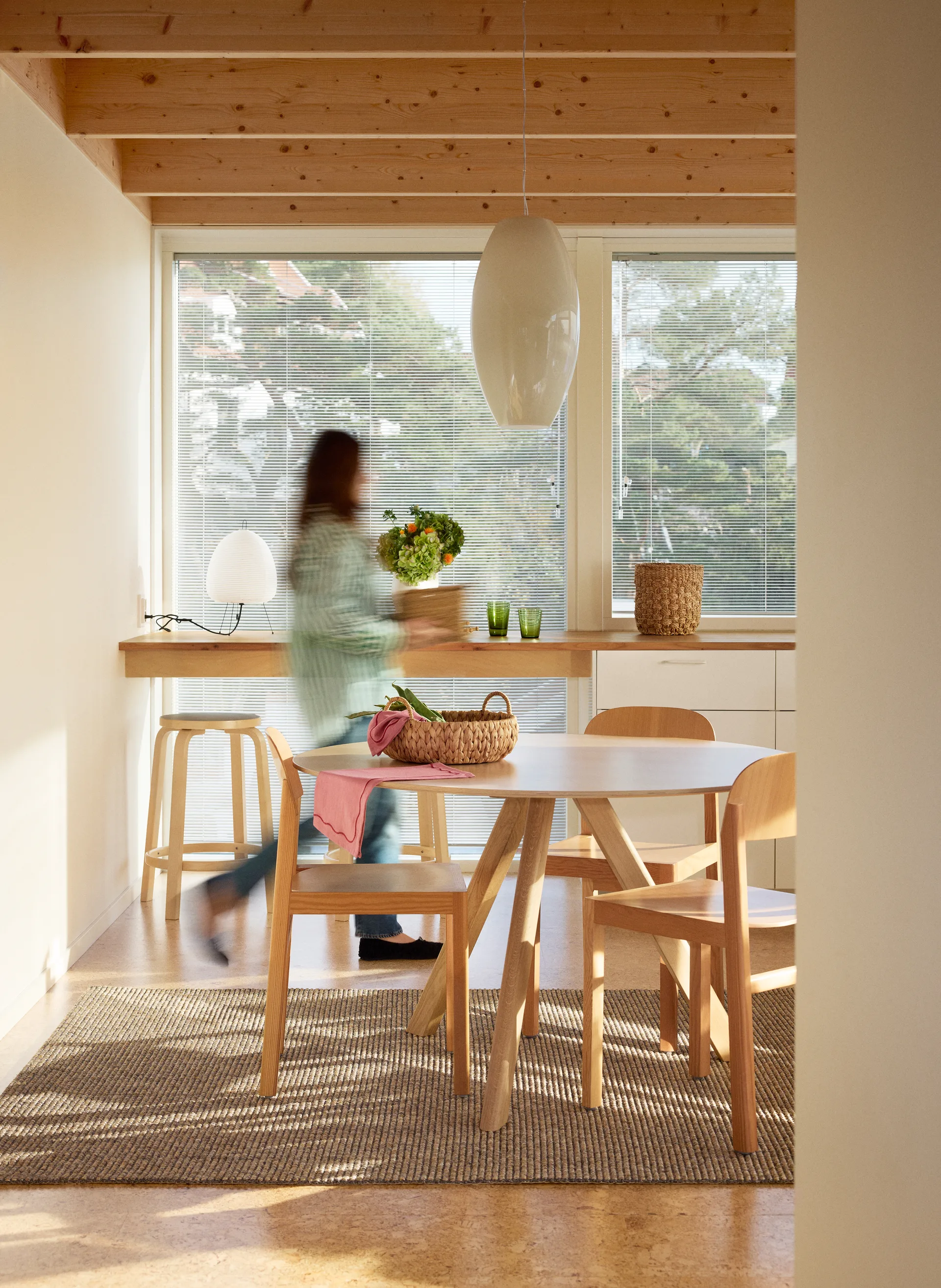 Lily バスケット & ハンドル 2ピース, Natural Dixie | ディキシー