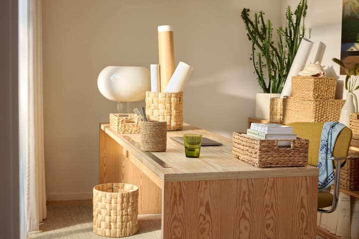 Lily cylinder panama 収納バスケット 3個セット, Natural Dixie | ディキシー
