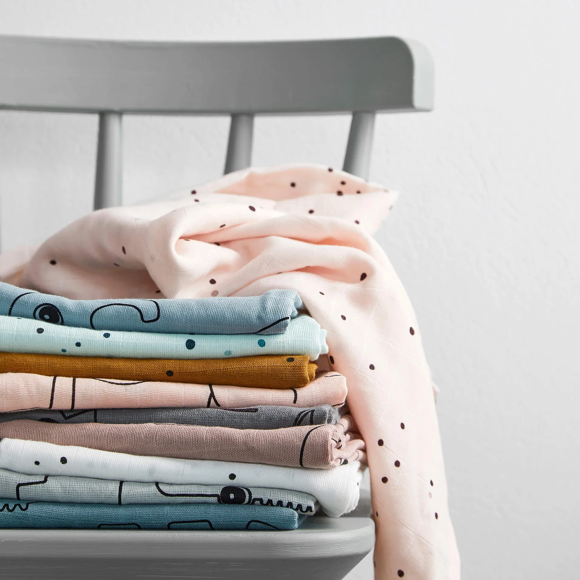 Contour ウォッシュクロス 2枚セット, Blue Done by deer