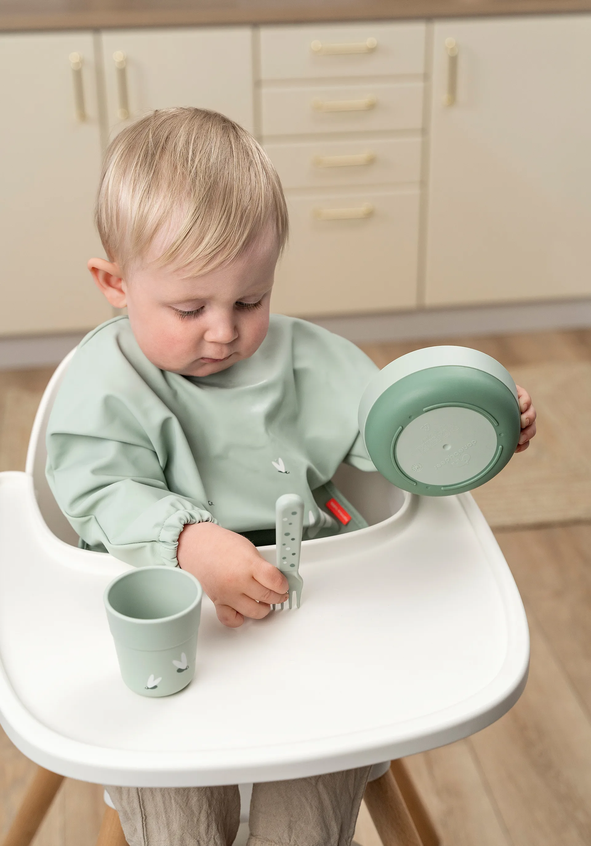 Croco フーディーボウル Ø12 cm, Green Done by deer