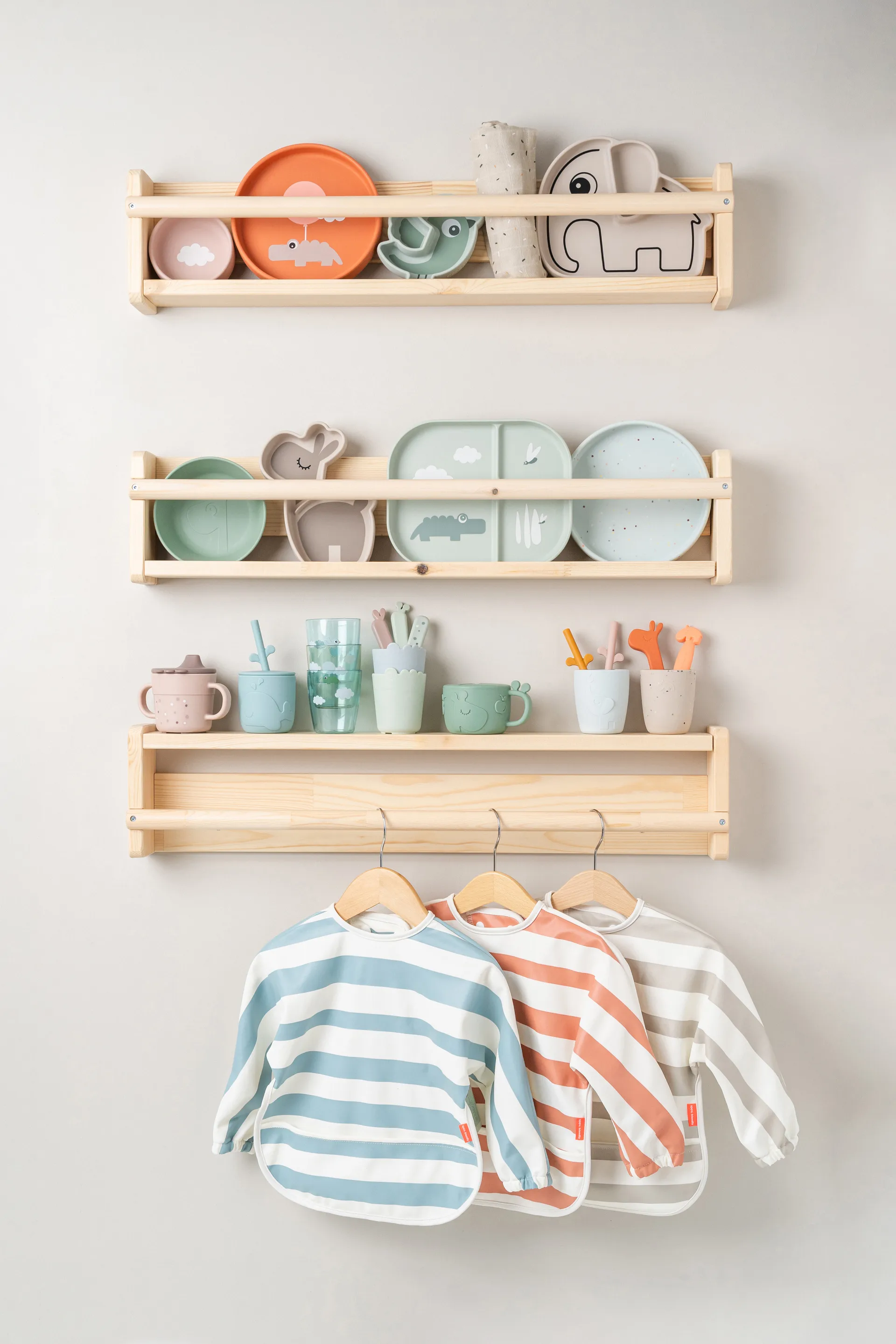 Croco フーディー 子供用プレート 18x22 cm, Green Done by deer