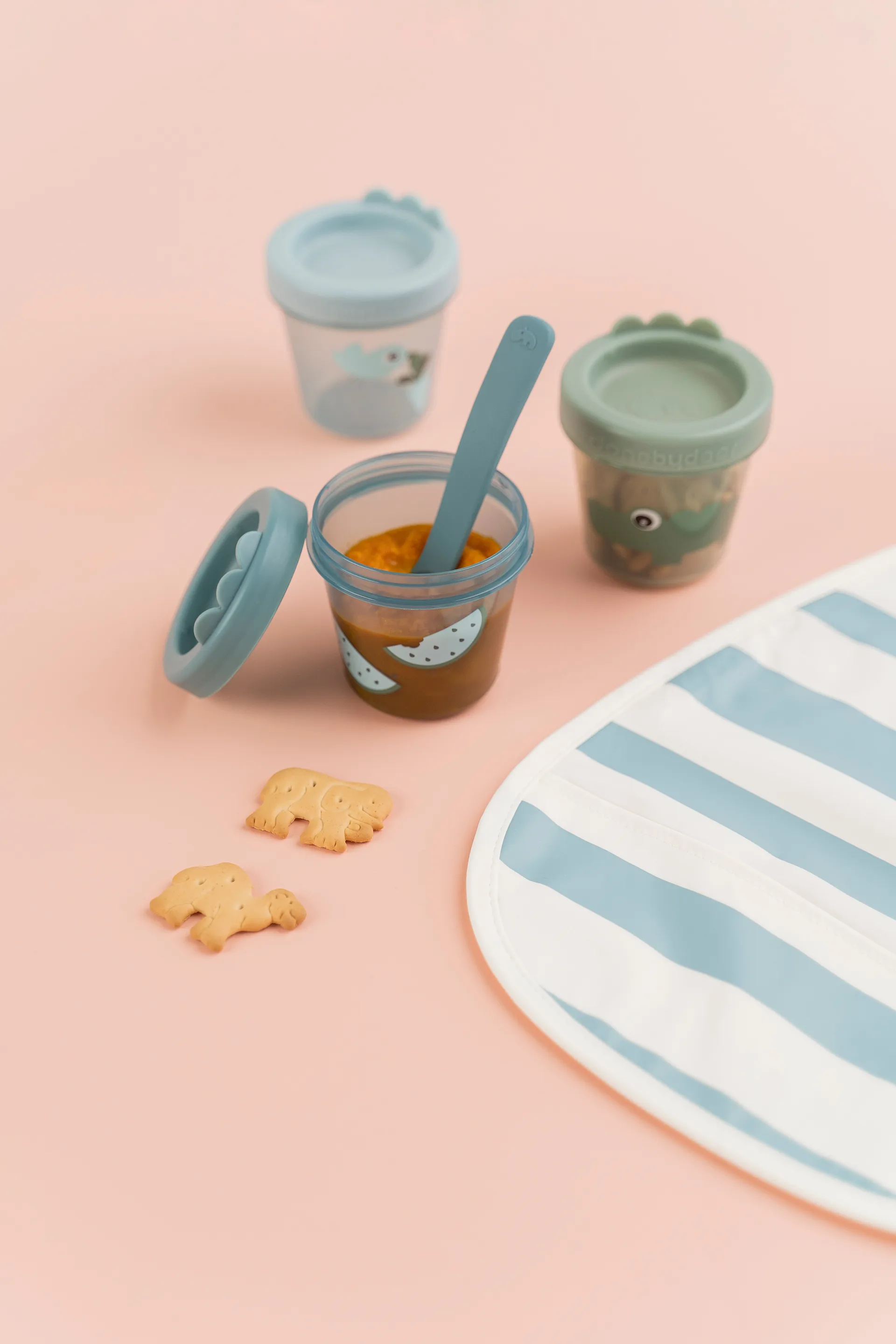 Croco ランチボックス 3個, Green Done by deer