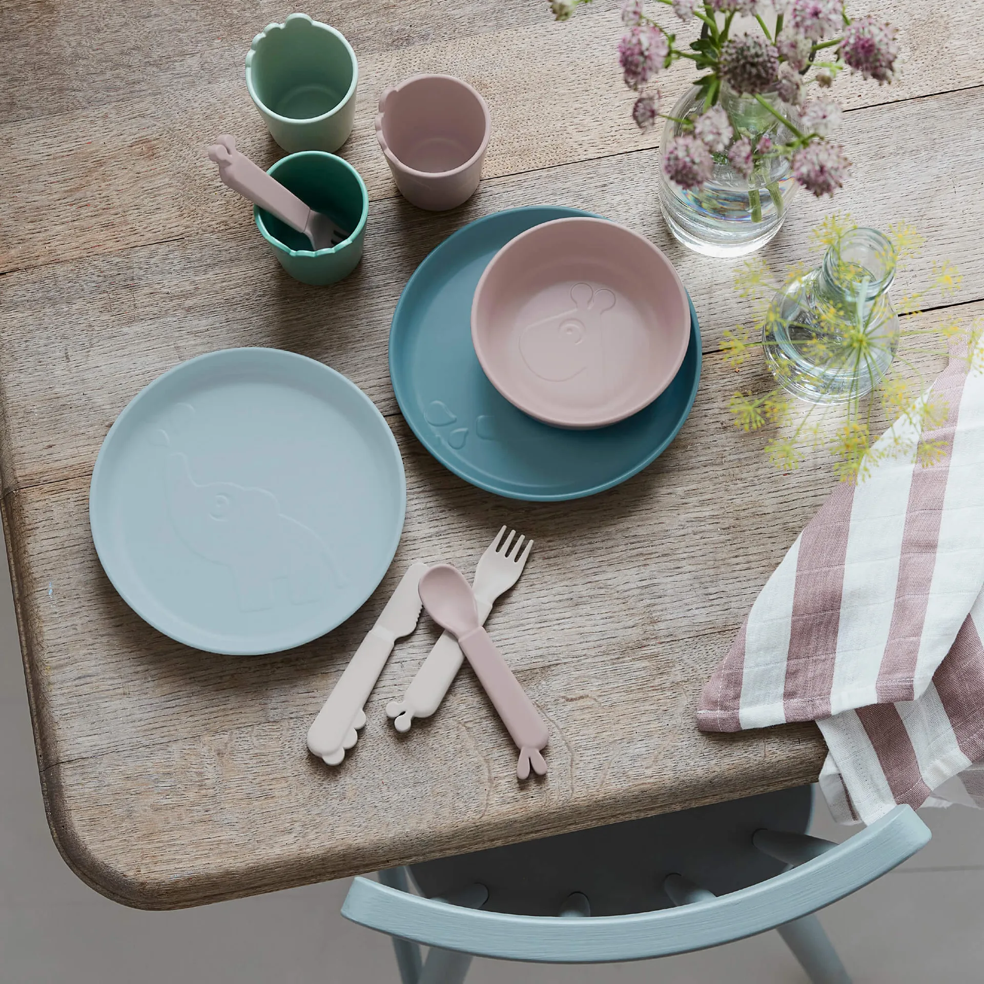 Croco kiddish ミニマグ 10 cl 2本, Blue Done by deer