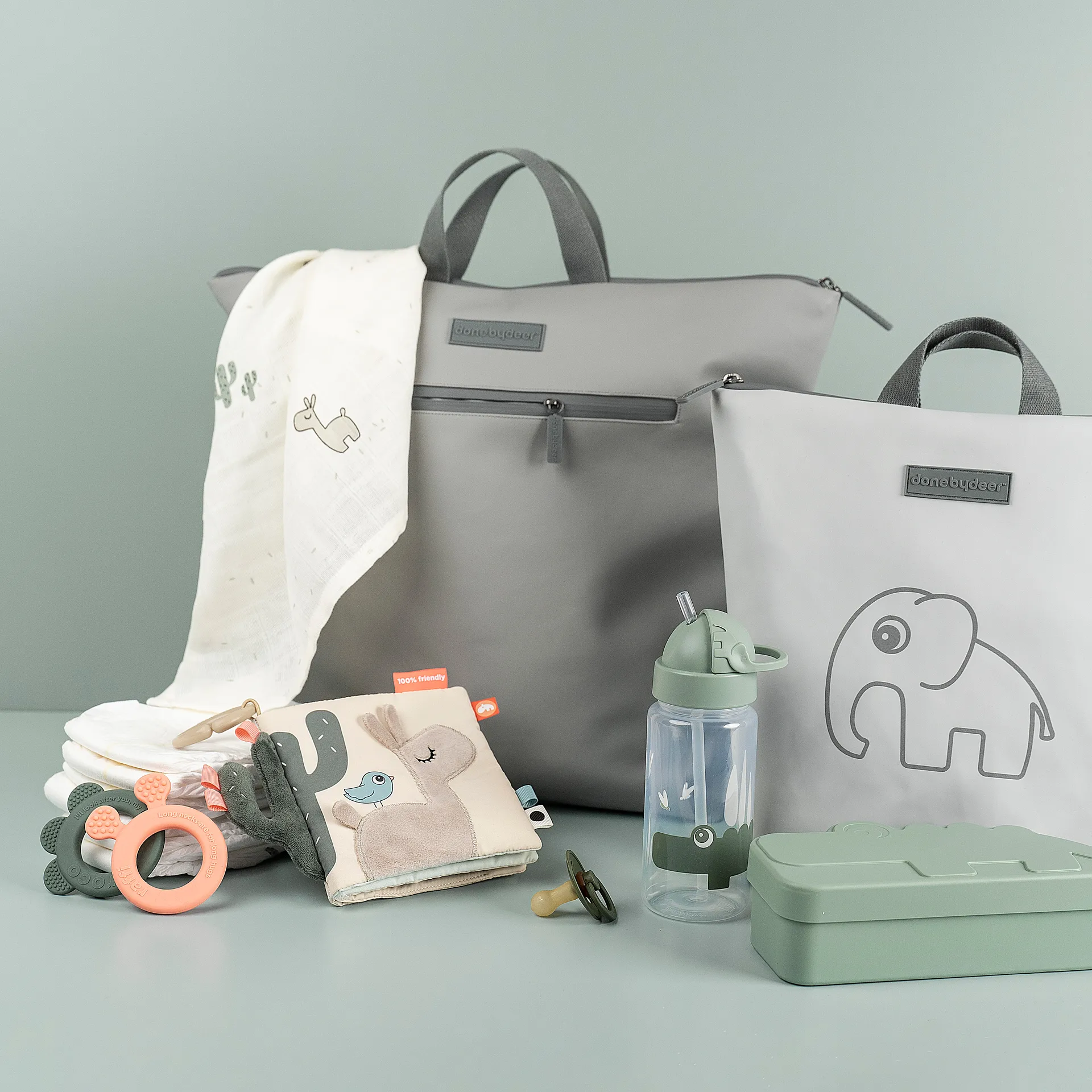 Croco kiddish ランチボックス, Green Done by deer