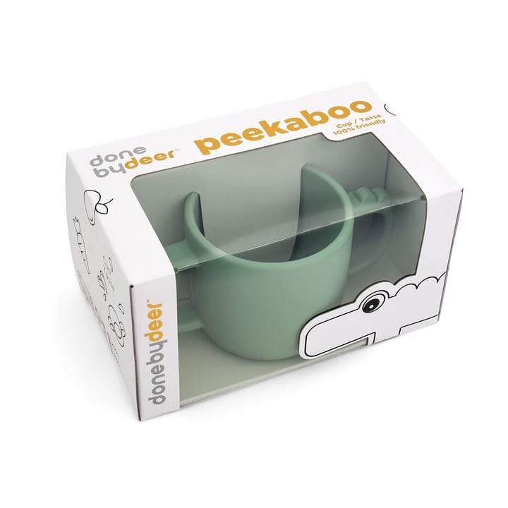 Croco peekaboo シッピーカップ 170 ml, Green Done by deer