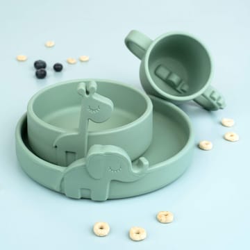 Croco peekaboo シッピーカップ 170 ml - Green - Done by deer