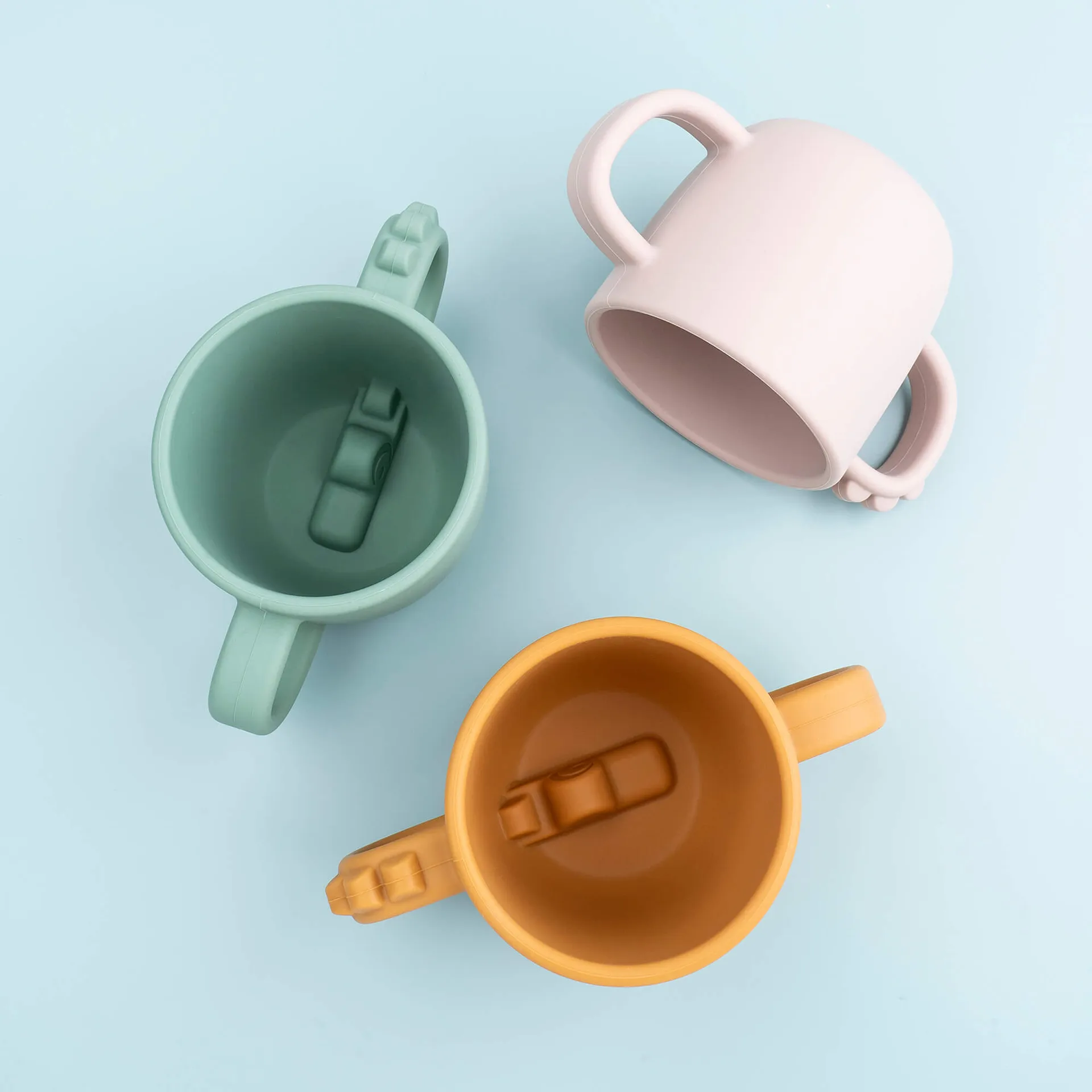 Croco peekaboo シッピーカップ 170 ml, Powder Done by deer