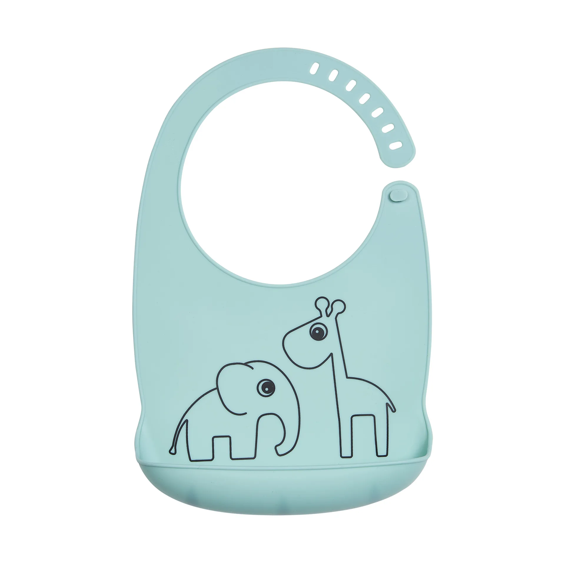 Deer Friends シリコンエプロン, Blue Done by deer