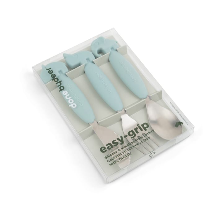 Deer Friends Easy-grip カトラリーセット 3ピース, Blue Done by deer