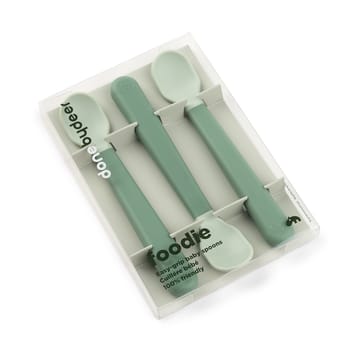 Easy-grip フーディー スプーン 3本セット - Green - Done by deer