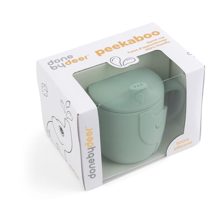 Elphee Peekaboo シッピーカップ 120 ml, Green Done by deer
