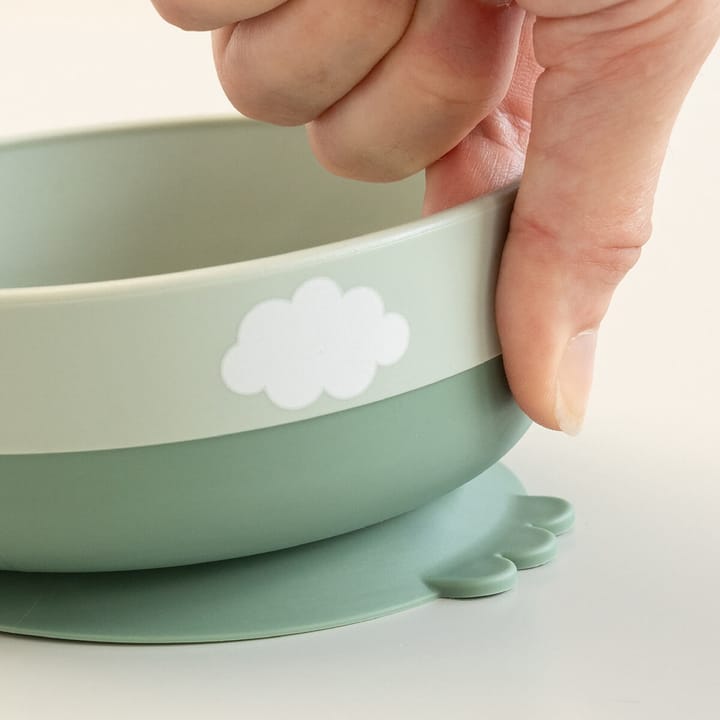 Happy Clouds フーディー ファーストミールセット 3ピース, Green Done by deer