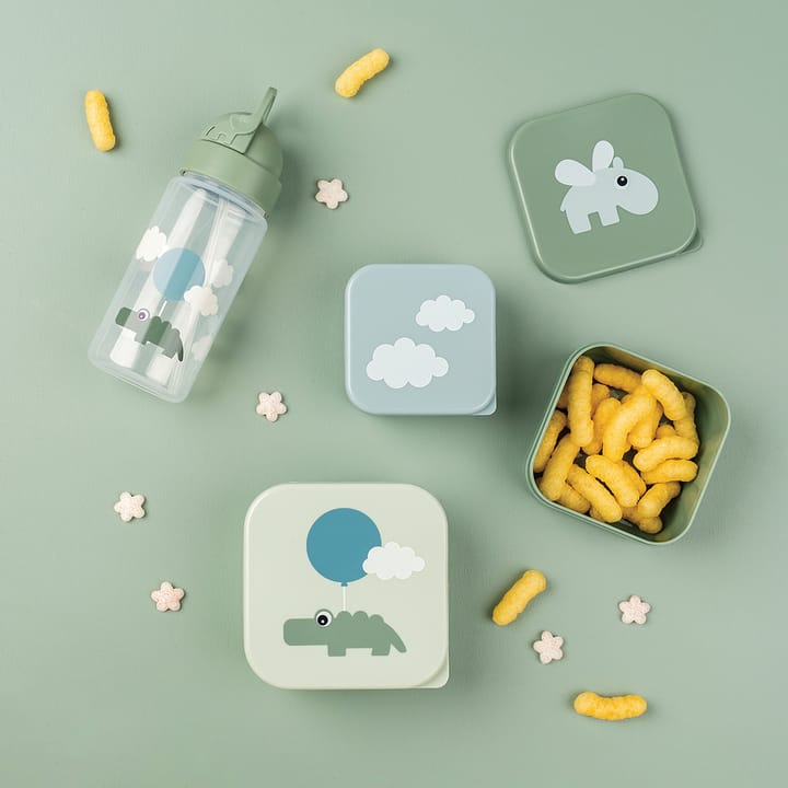 Happy Clouds ストロー付きボトル, Green Done by deer