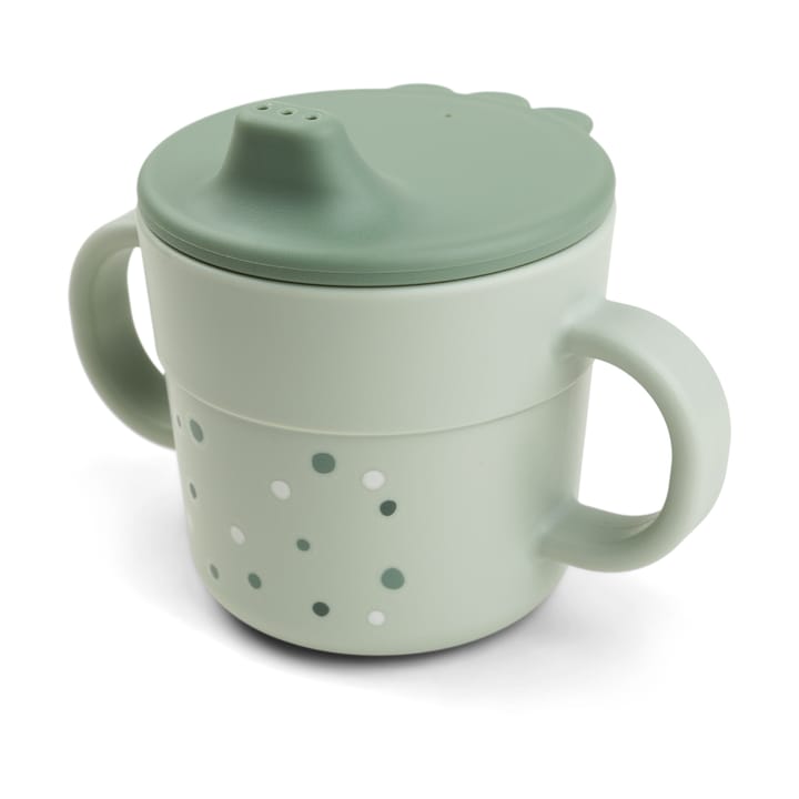 Happy Dots フーディー シッピーカップ 21.5 cl - Green - Done by deer
