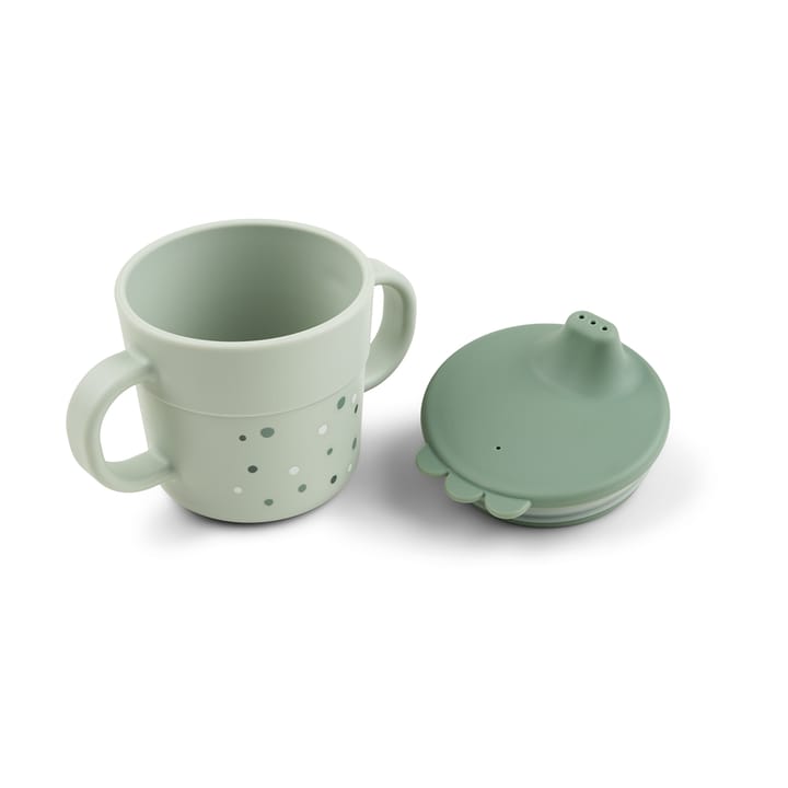 Happy Dots フーディー シッピーカップ 21.5 cl, Green Done by deer