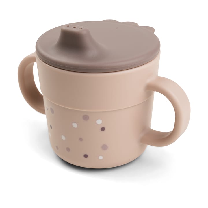 Happy Dots フーディー シッピーカップ 21.5 cl - Powder - Done by deer