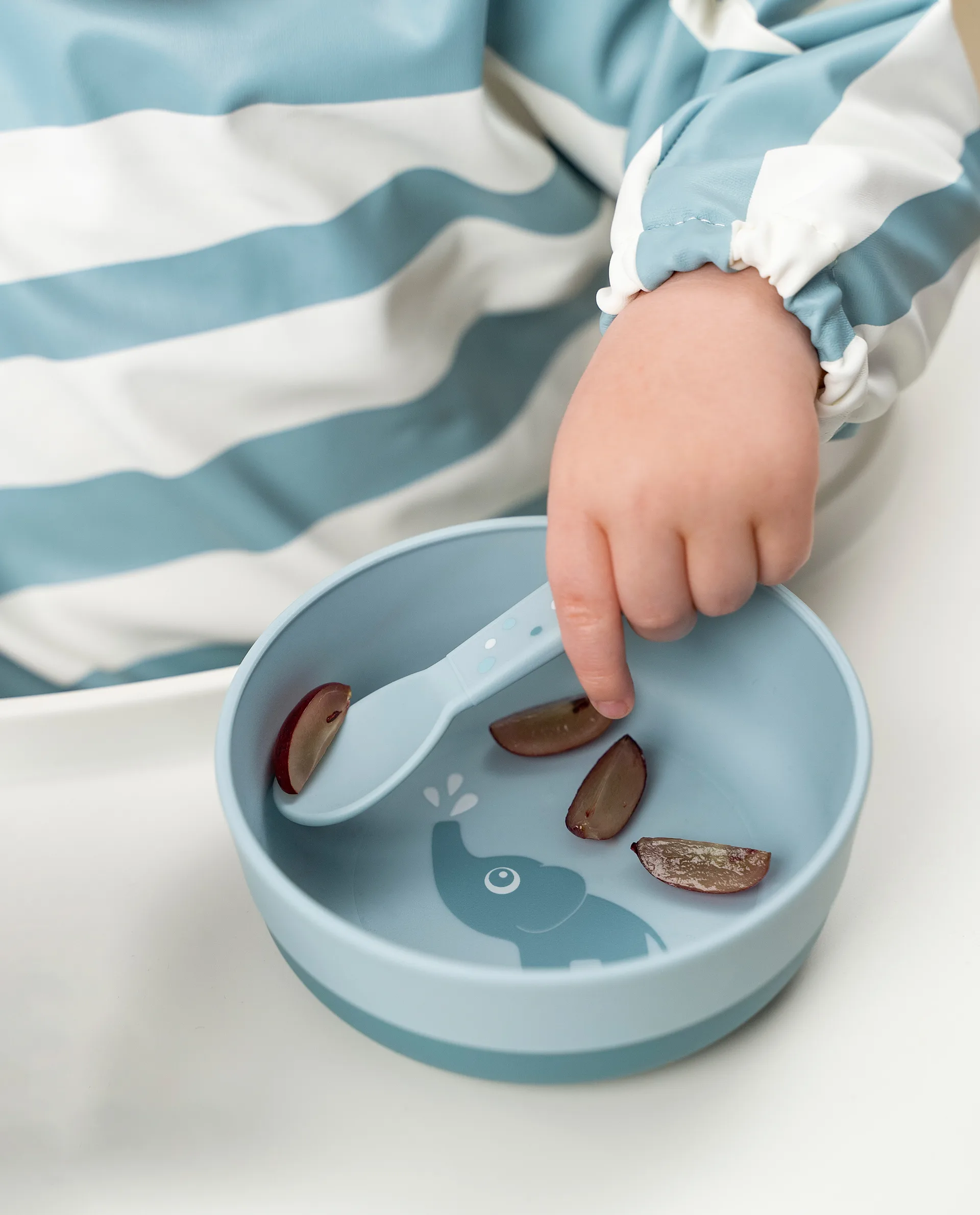 Happy Dots フーディー カトラリーセット 3本セット, Blue Done by deer