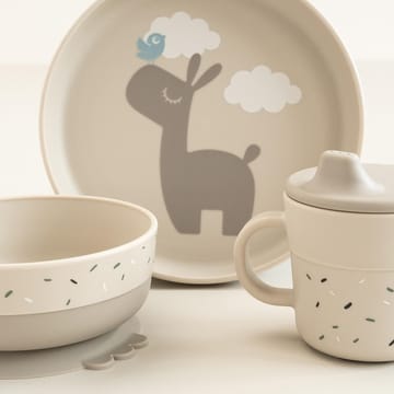 Lalee フーディー 子供用食器セット 3本セット - Sand - Done by deer