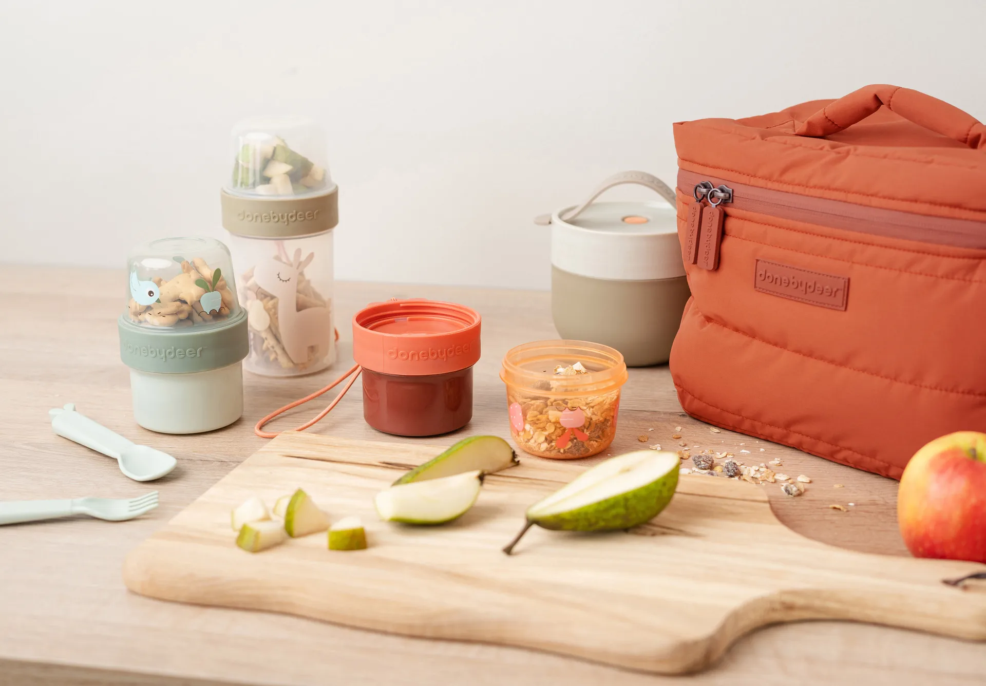 Ozzo To go 2-way カップ L, Papaya Done by deer