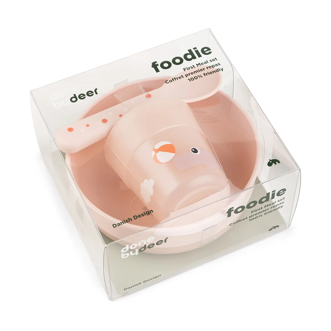 Playground フーディーファーストミールサービングセット 3ピース, Powder Done by deer