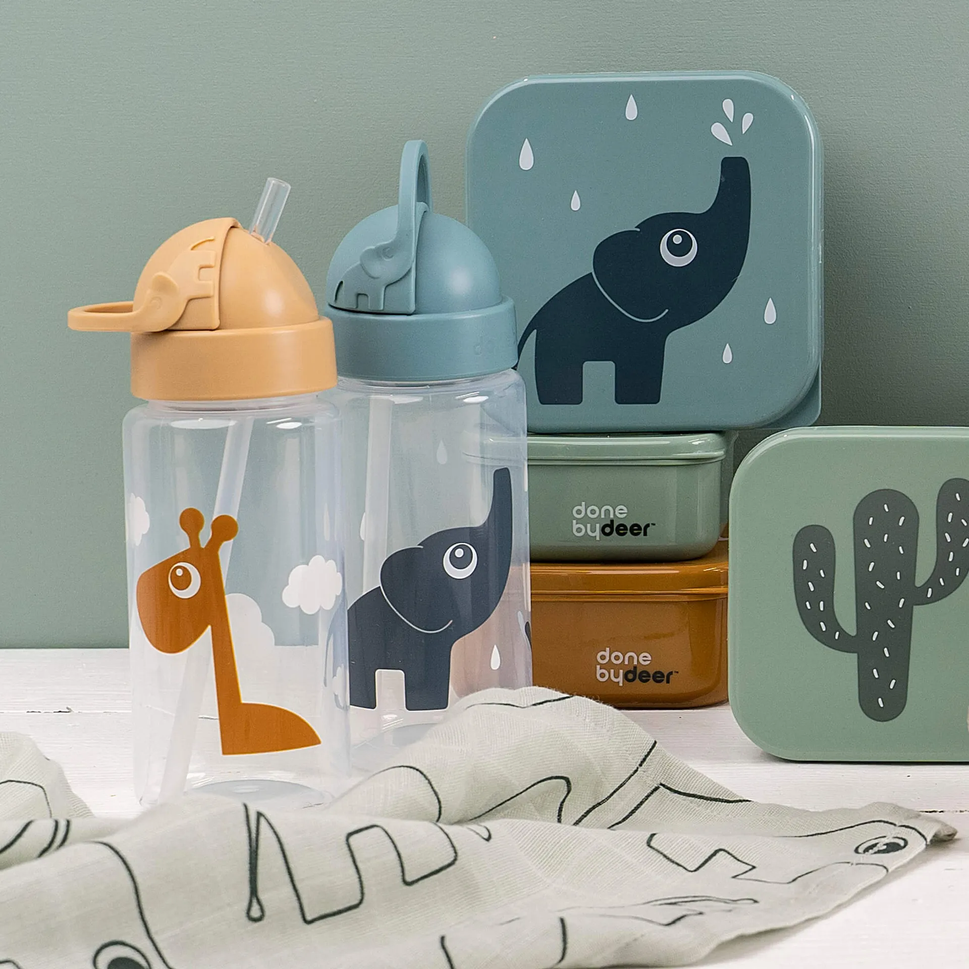 Raffi ストロー付きボトル, Mustard Done by deer