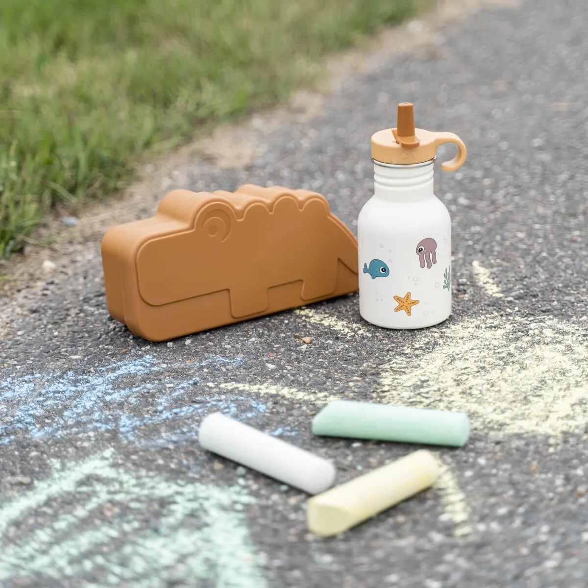 Sea friends スチールボトル 35 cl, Beige Done by deer