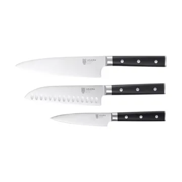 Asama ナイフセット - Stainless steel, 3 pieces - Dorre