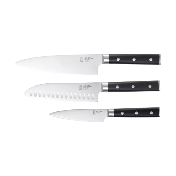 Asama ナイフセット - Stainless steel, 3 pieces - Dorre