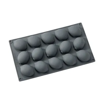 Beck ベーキングティン - Grey, lemon, silicone, 15 pcs - Dorre