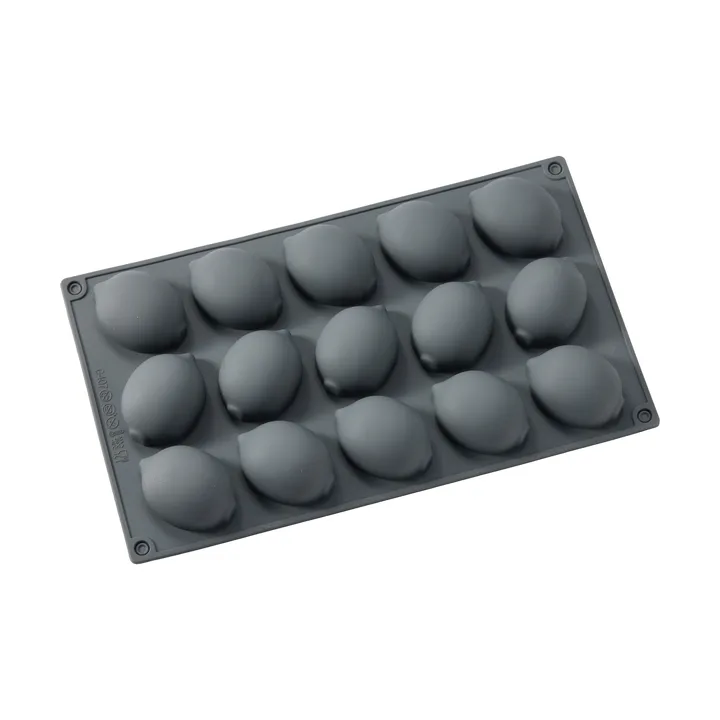 Beck ベーキングティン - Grey, lemon, silicone, 15 pcs - Dorre