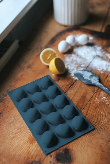 Beck ベーキングティン - Grey, lemon, silicone, 15 pcs - Dorre