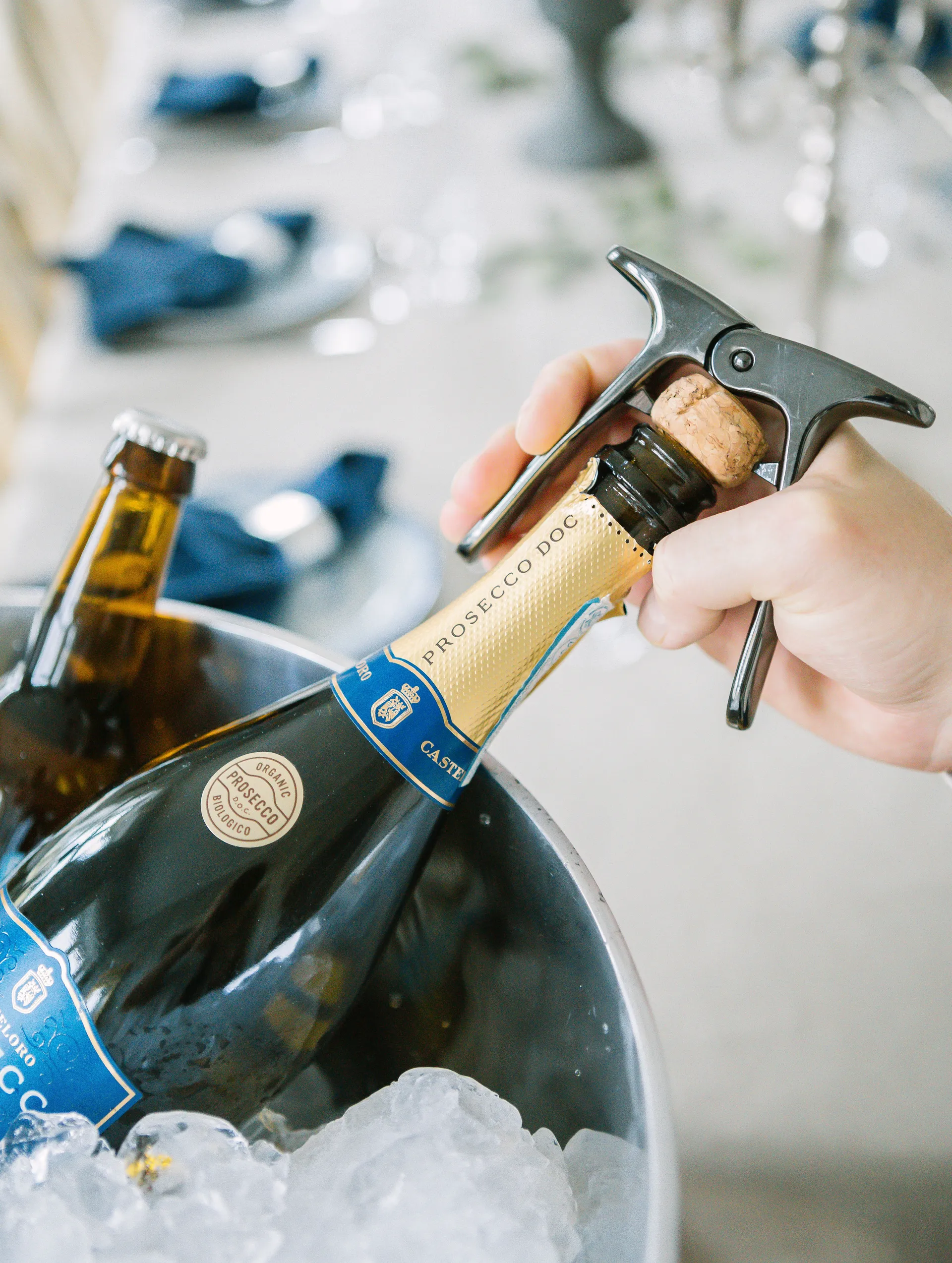 Carla シャンパンオープナー, grey Dorre