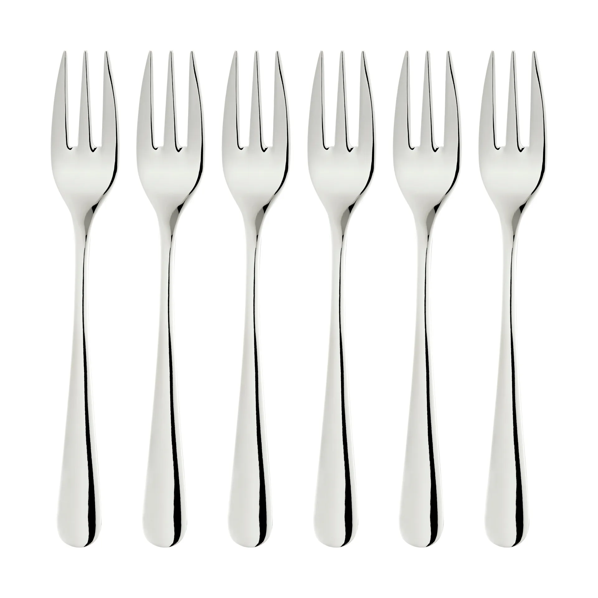 Classic デザートフォーク 6本セット, Silver Dorre