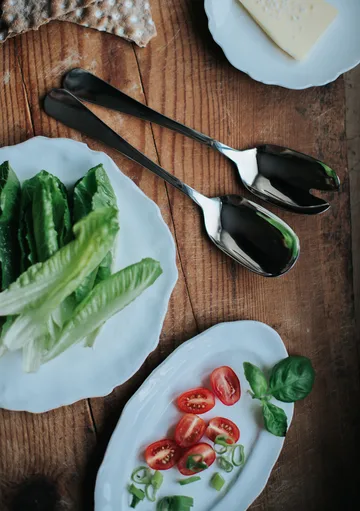 Classic サラダ＆サービングユーテンシル - Stainless steel, 2 pieces - Dorre
