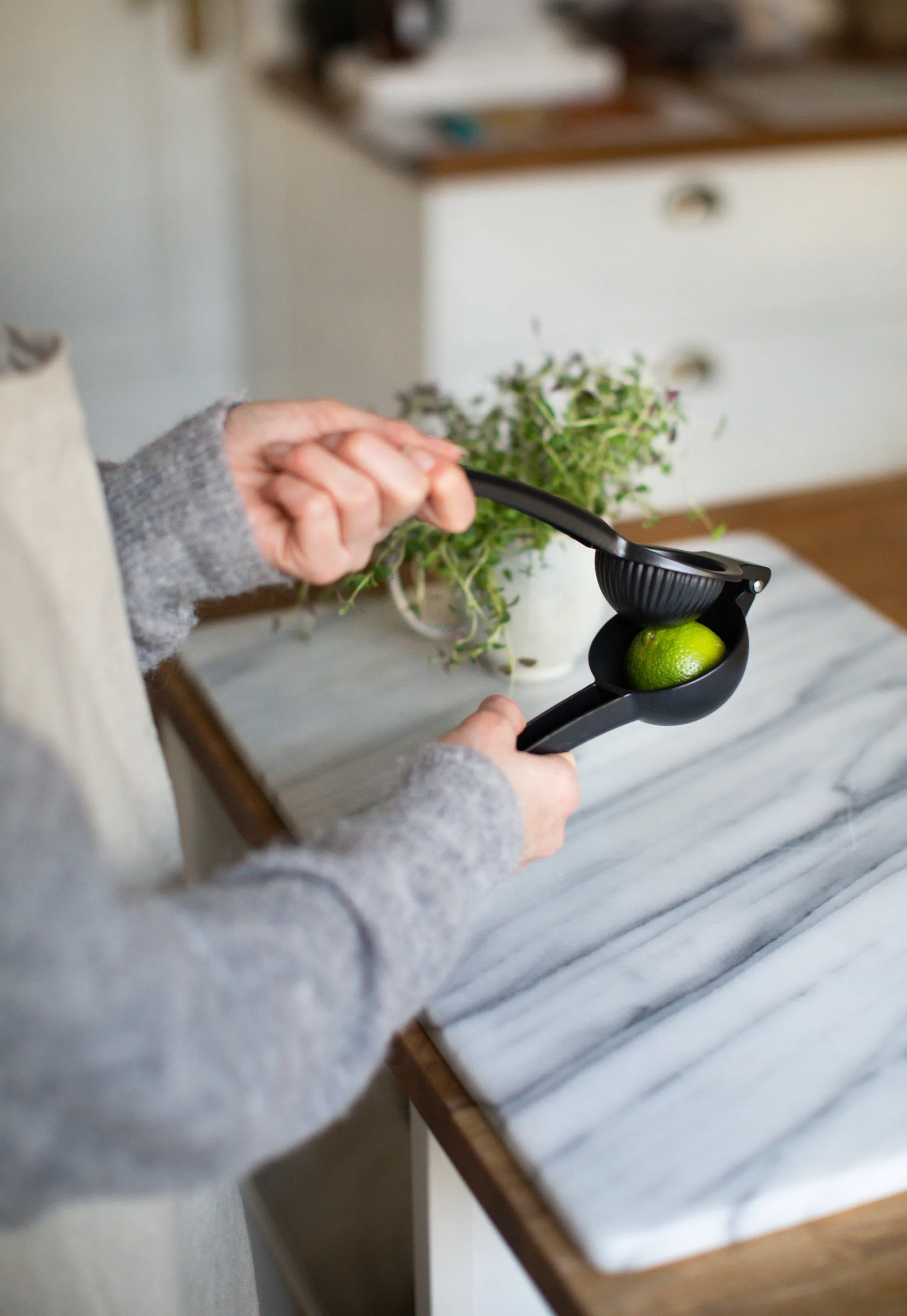 Cyra シトラスプレス aluminum, Black Dorre