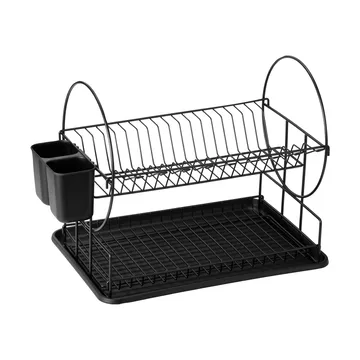 Disa 食器水切りラック - 2-tier, black - Dorre