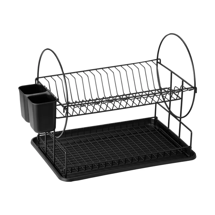 Disa 食器水切りラック - 2-tier, black - Dorre
