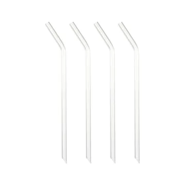 Dora ドリンクミックスストロー グラス 21 cm 4パック - Bent - Dorre