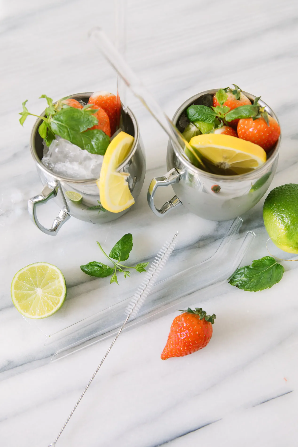 Dora ドリンクミックスストロー グラス 21 cm 4パック, Bent Dorre