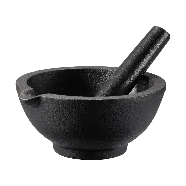 Gilly 鋳鉄製モルタル - Black, 13x13x6.3 cm - Dorre
