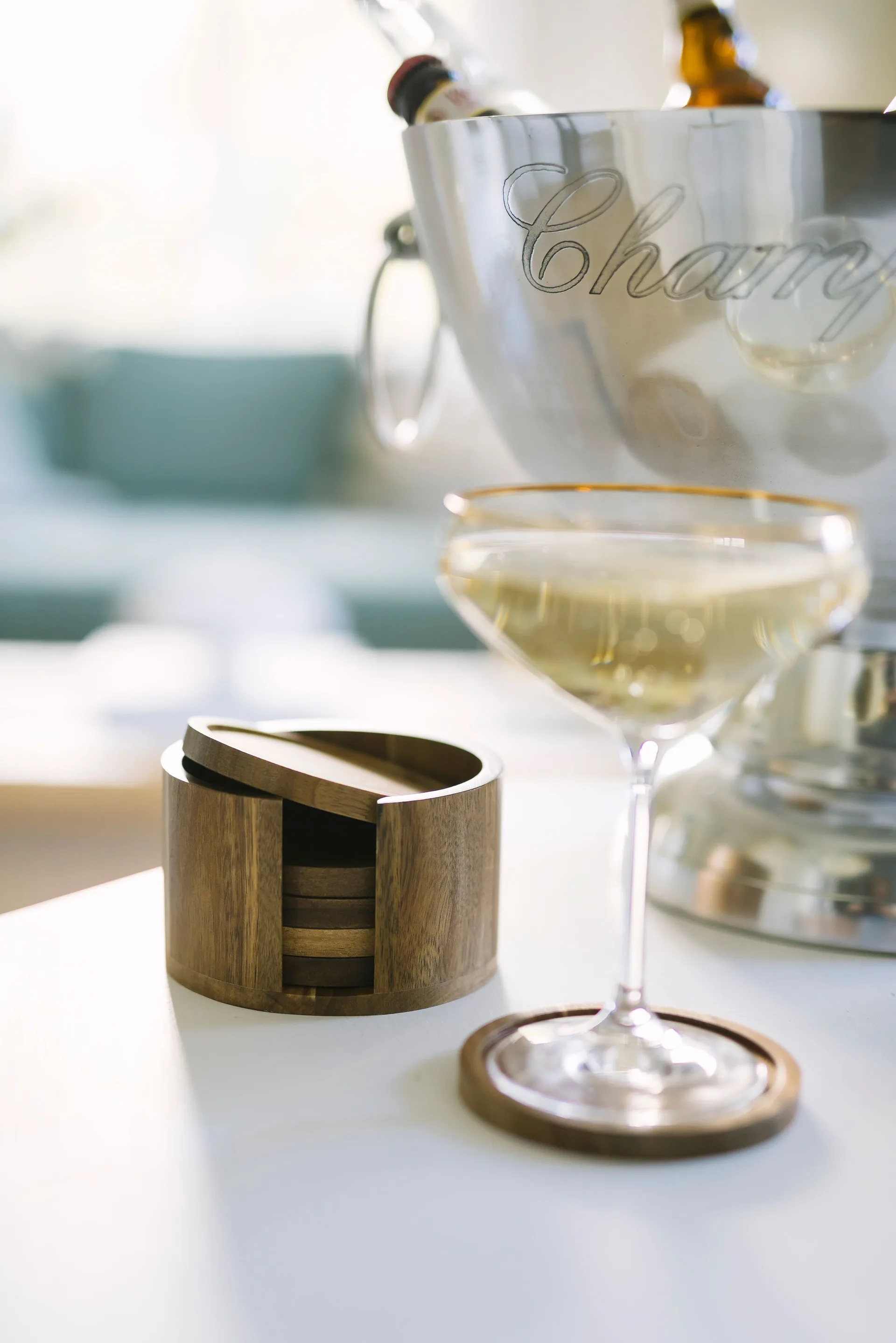 Gota コースター Ø10 cm 6パック, Acacia Dorre