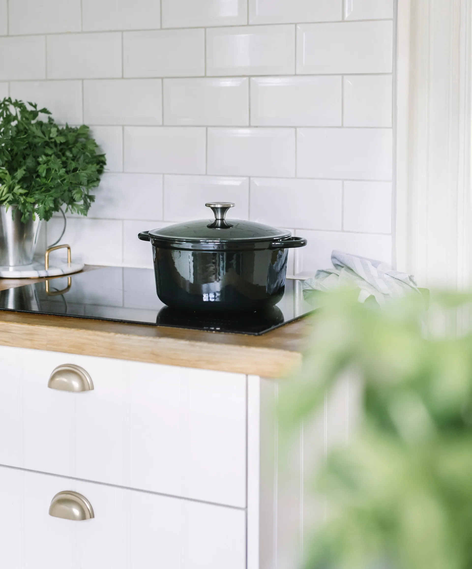 Gretl キャセロールディッシュ emalj 4 L, Black Dorre