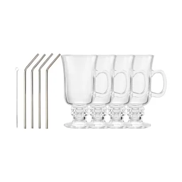 Iona アイルランド風コーヒーセット - Glass, 9 pieces - Dorre