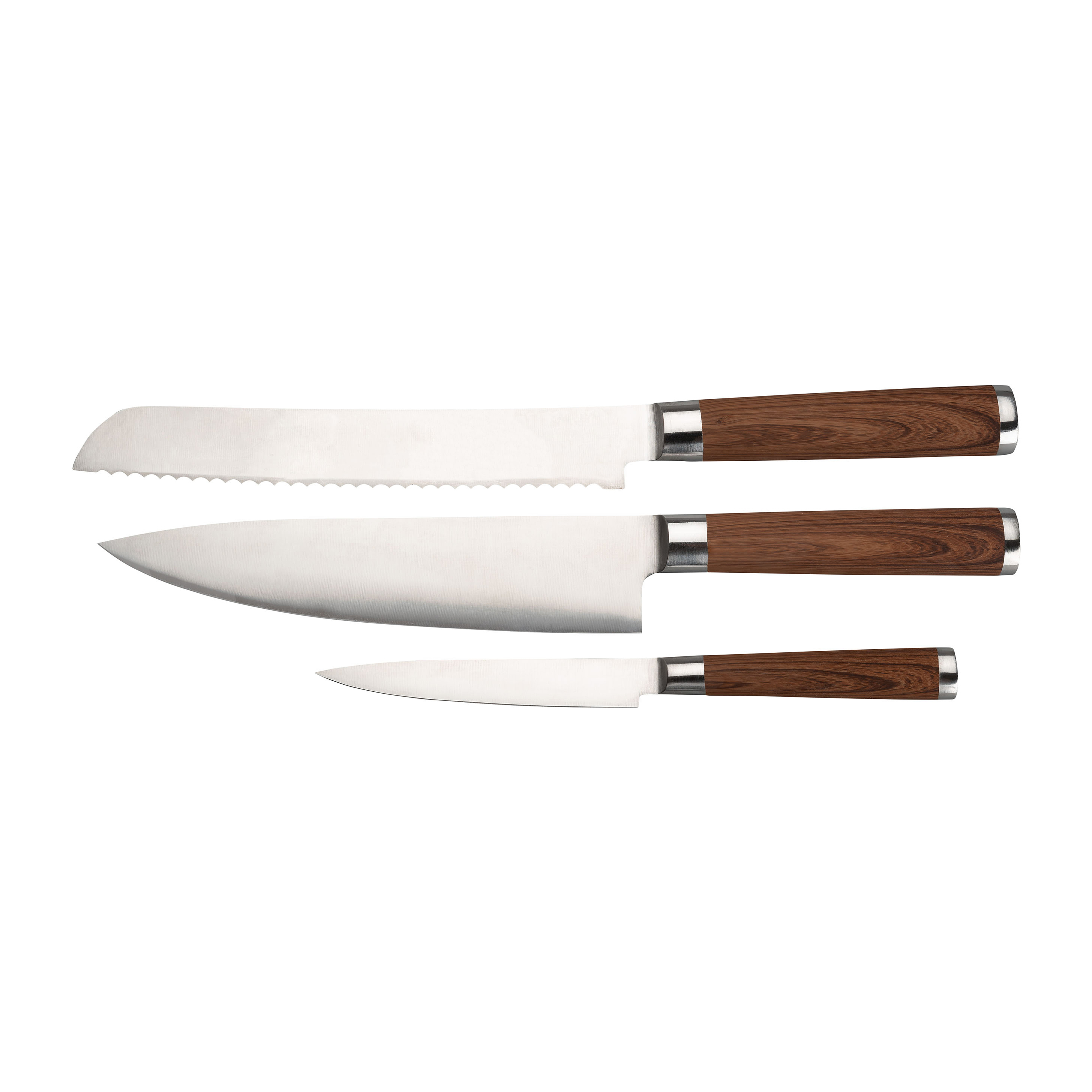 【新品未使用】RYUSEN テーブルナイフ 2本セット RYUSEN - BLAZEN RYU WA - SG2 Nashiji - 175mm Bunka - Walnut